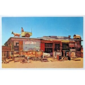 Possum Trot Calvin Black Fantasy Doll Show Birdcage Theater Yermo CA Postcard G3